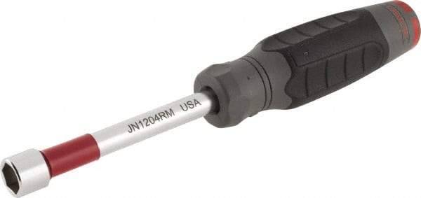 Proto - 12mm Hollow Shaft Nutdriver - Ergonomic Handle, 9-1/4" OAL - Exact Tool & Supply