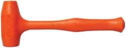 Proto - 15 oz Head 1-1/2" Face Diam Urethane Dead Blow Hammer - 9-1/2" OAL, Urethane Handle - Exact Tool & Supply