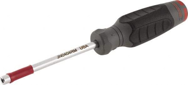 Proto - 4mm Hollow Shaft Nutdriver - Ergonomic Handle, 8-1/4" OAL - Exact Tool & Supply