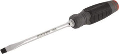 Proto - 267mm OAL Keystone Slotted Screwdriver - 152mm Blade Length, Round Shank, Ergonomic Handle - Exact Tool & Supply