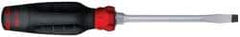 Proto - 210mm OAL Keystone Slotted Screwdriver - 102mm Blade Length, Round Shank, Ergonomic Handle - Exact Tool & Supply