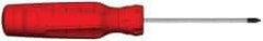 Proto - #1, 5-1/4" OAL, Standard Phillips Screwdriver - 3" Blade Length, Round Shank, Ergonomic Handle - Exact Tool & Supply