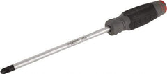 Proto - #4, 13" OAL, Standard Phillips Screwdriver - 8" Blade Length, Round Shank, Ergonomic Handle - Exact Tool & Supply