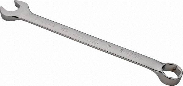 Proto - 1-3/16" 6 Point Combination Wrench - 15° Offset Angle, 15-7/8" OAL, Steel, Chrome Finish - Exact Tool & Supply