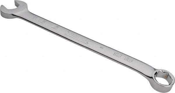 Proto - 13/16" 6 Point Combination Wrench - 15° Head Angle, 11-53/64" OAL, Steel, Chrome Finish - Exact Tool & Supply