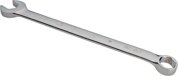 Proto - 11/16" 6 Point Combination Wrench - 15° Offset Angle, 10-1/8" OAL, Steel, Chrome Finish - Exact Tool & Supply