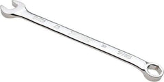 Proto - 7/16" 6 Point Combination Wrench - 15° Head Angle, 6-29/64" OAL, Steel, Chrome Finish - Exact Tool & Supply