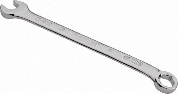Proto - 11/32" 6 Point Combination Wrench - 15° Head Angle, 5-43/64" OAL, Steel, Chrome Finish - Exact Tool & Supply