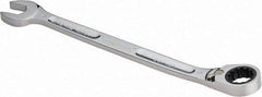 Proto - 18mm 12 Point Combination Wrench - 15° Head Angle, 10-11/16" OAL, Steel, Chrome Finish - Exact Tool & Supply