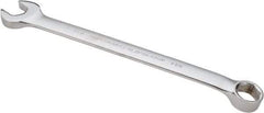 Proto - 1-1/8" 6 Point Combination Wrench - 15° Offset Angle, 15-7/8" OAL, Steel, Satin Finish - Exact Tool & Supply