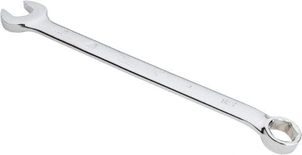 Proto - 18mm 6 Point Combination Wrench - 15° Offset Angle, 10-1/2" OAL, Steel, Chrome Finish - Exact Tool & Supply