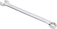 Proto - 18mm 6 Point Combination Wrench - 15° Offset Angle, 10-1/2" OAL, Steel, Chrome Finish - Exact Tool & Supply