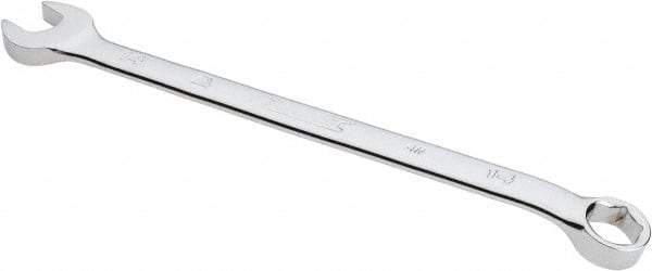 Proto - 14mm 6 Point Combination Wrench - 15° Offset Angle, 8-5/8" OAL, Steel, Chrome Finish - Exact Tool & Supply
