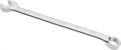 Proto - 14mm 6 Point Combination Wrench - 15° Offset Angle, 8-5/8" OAL, Steel, Chrome Finish - Exact Tool & Supply