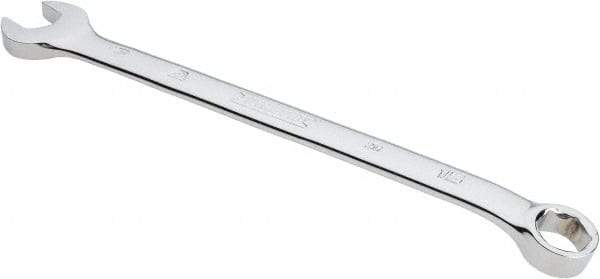 Proto - 15mm 6 Point Combination Wrench - 15° Head Angle, 9-9/64" OAL, Steel, Chrome Finish - Exact Tool & Supply