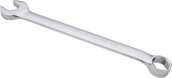 Proto - 1-1/4" 6 Point Combination Wrench - 15° Offset Angle, 16-59/64" OAL, Steel, Satin Finish - Exact Tool & Supply