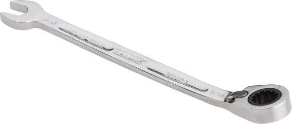 Proto - 5/16" 12 Point Combination Wrench - 15° Head Angle, 5-7/16" OAL, Steel, Chrome Finish - Exact Tool & Supply