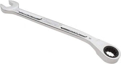 Proto - 1/2" 12 Point Combination Wrench - 15° Head Angle, 7-29/32" OAL, Steel, Chrome Finish - Exact Tool & Supply