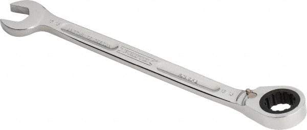 Proto - 13/16" 12 Point Combination Wrench - 15° Head Angle, 11-13/16" OAL, Steel, Chrome Finish - Exact Tool & Supply