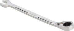 Proto - 8mm 12 Point Combination Wrench - 15° Head Angle, 5-7/16" OAL, Steel, Chrome Finish - Exact Tool & Supply