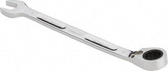 Proto - 9mm 12 Point Combination Wrench - 15° Head Angle, 5-43/64" OAL, Steel, Chrome Finish - Exact Tool & Supply