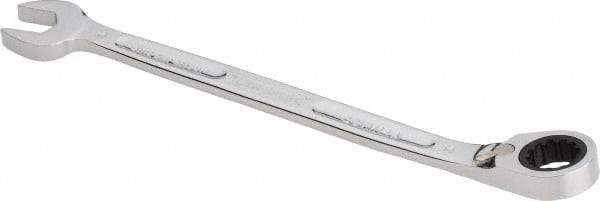 Proto - 14mm 12 Point Combination Wrench - 15° Head Angle, 8-49/64" OAL, Steel, Chrome Finish - Exact Tool & Supply