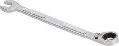 Proto - 17mm 12 Point Combination Wrench - 15° Head Angle, 10-17/64" OAL, Steel, Chrome Finish - Exact Tool & Supply