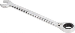 Proto - 21mm 12 Point Combination Wrench - 15° Head Angle, 11-13/16" OAL, Steel, Chrome Finish - Exact Tool & Supply