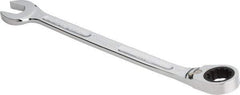 Proto - 22mm 12 Point Combination Wrench - 15° Head Angle, 12-35/64" OAL, Steel, Chrome Finish - Exact Tool & Supply