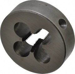 Cle-Line - 1/4-18 NPT Thread, Adjustable Round Pipe Die - 2" Outside Diam, Carbon Steel, Right Hand Thread - Exact Tool & Supply