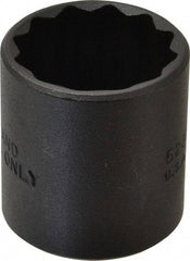 Proto - 15/16", 3/8" Drive, Standard Hand Socket - 12 Points, 1-9/16" OAL, Alloy Steel, Black Finish - Exact Tool & Supply