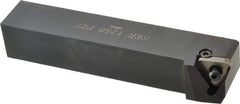 Hertel - External Thread, Right Hand Cut, 1-1/4" Shank Width x 1-1/4" Shank Height Indexable Threading Toolholder - 7" OAL, 27ER Insert Compatibility, HSE Toolholder, Series HSER - Exact Tool & Supply