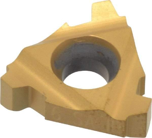 Hertel - 16IR Internal Right Hand 6 Stub Acme Laydown Threading Insert - Grade HG630TR, TiC/TiN Coated Carbide - Exact Tool & Supply