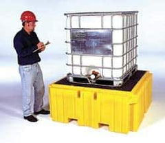 UltraTech - 360 Gallon Polyethylene IBC Sump - 62 Inch Long x 62 Inch Wide x 28 Inch High, 1 Tote, 8,500 Lbs. Load Capacity, Fork Liftable - Exact Tool & Supply