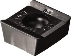 Sandvik Coromant - N331.1A145008 KM Grade 3040 Carbide Milling Insert - TiCN/Al2O3 Finish, 4.95mm Thick, 0.8mm Corner Radius - Exact Tool & Supply