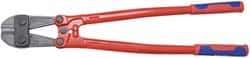 Knipex - 24" OAL, 35mm Jaw Length x 80.5mm Jaw Width, Bolt Cutter Pliers - Standard Head, Steel Tube, Power-Coated Handles - Exact Tool & Supply
