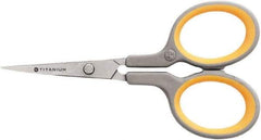 Westcott - 1-13/64" LOC, 4" OAL Stainless Steel Standard Standard - Plastic Straight Handle, For General Purpose Use - Exact Tool & Supply