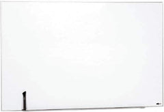 Quartet - 31" High x 48" Wide Enameled Steel Magnetic Marker Board - Aluminum Frame, 1-1/4" Deep, Includes Accessory Tray/Rail, One Dry-Erase Marker & Magnets & Mounting Kit - Exact Tool & Supply