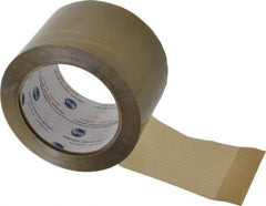 Intertape - 3" x 60 Yd Natural (Color) Rubber Adhesive Sealing Tape - Polypropylene Film Backing, 3 mil Thick, 32 Lb Tensile Strength, Series 1100 - Exact Tool & Supply