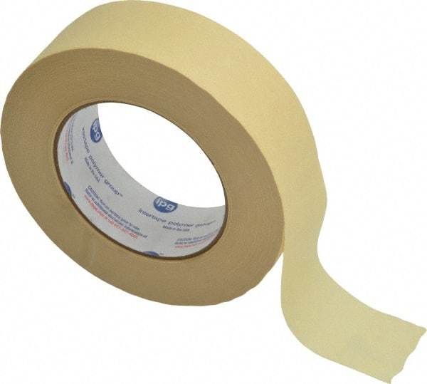 Intertape - 1-1/2" Wide x 60 Yd Long Tan Paper Masking Tape - Series 519, 6 mil Thick, 23 In/Lb Tensile Strength - Exact Tool & Supply