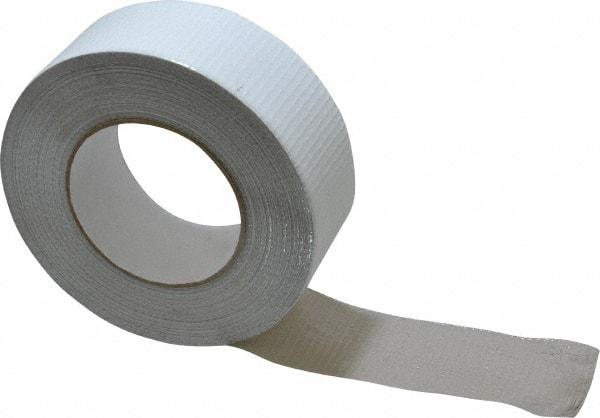 Intertape - 2" x 55m White Duct Tape - 9 mil, Rubber Adhesive, Polyethylene Cloth Backing, 18 Lb/ln Tensile Strength, 32°F to 160°F, Series AC20 - Exact Tool & Supply