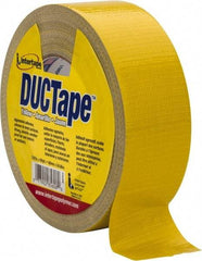 Intertape - 2" x 55m Yellow Duct Tape - 9 mil, Rubber Adhesive, Polyethylene Cloth Backing, 18 Lb/ln Tensile Strength, 32°F to 160°F, Series AC20 - Exact Tool & Supply
