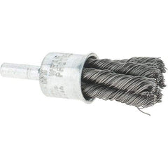 Osborn - 1/2" Brush Diam, Knotted, End Brush - 22,000 Max RPM - Exact Tool & Supply