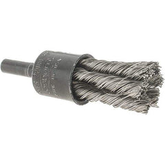 Osborn - 1/2" Brush Diam, Knotted, End Brush - 22,000 Max RPM - Exact Tool & Supply