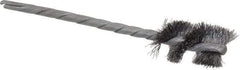 Osborn - 1" Long x 9/16" Diam Steel Internal Spiral Brush - Single Spiral, 3-1/2" OAL, 0.005" Wire Diam, 1/8" Shank Diam - Exact Tool & Supply