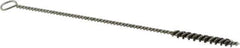 Osborn - 3/16" Diam Helical Steel Tube Brush - Single Spiral, 0.004" Filament Diam, 1-1/2" Brush Length, 7" OAL, 0.094" Diam Shank - Exact Tool & Supply