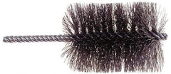 Osborn - 2" Long x 1/2" Diam Steel Tube Spiral Brush - 5" OAL, 0.006" Wire Diam, 0.187" Shank Diam - Exact Tool & Supply