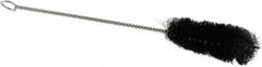 Osborn - 2" Diam Helical Nylon Tube Brush - 0.01" Filament Diam, 5" Brush Length, 15-1/2" OAL, 1/4" Diam Shank - Exact Tool & Supply