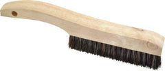 Osborn - 4 Rows x 18 Columns Tampico Plater's Brush - 5-1/4" Brush Length, 10" OAL, 1" Trim Length, Wood Shoe Handle - Exact Tool & Supply