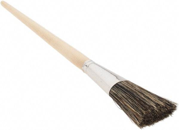 Osborn - Hoghair Artist's Paint Brush - 1 1/2" Wide, 2 3/8" Bristle Length, 9-3/4" Wood Handle - Exact Tool & Supply